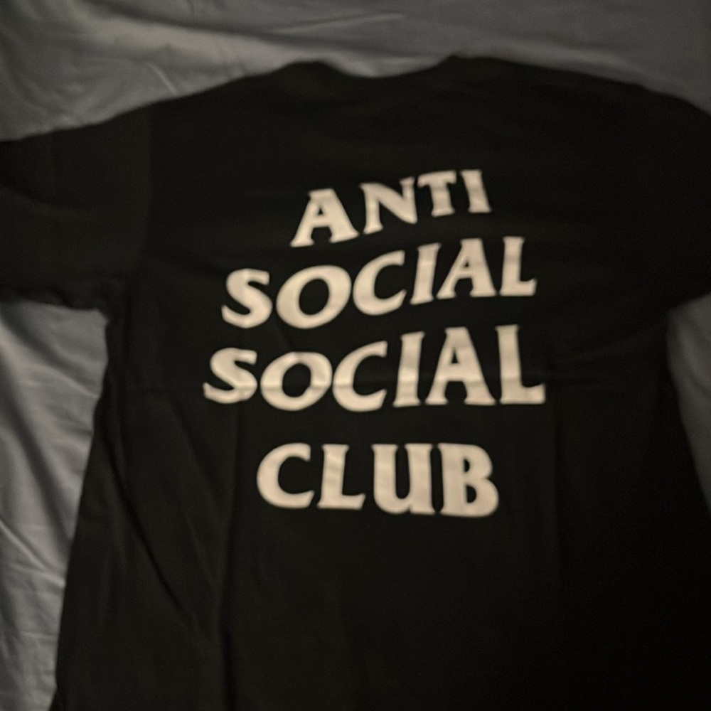 Anti Social Social Club Logo 2 Black / White Letters